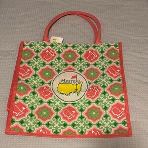 Masters Women's Tote Bag - Red and Green Pattern⛳️🎄🎁